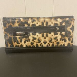 Miche Purse Classic Shell Cover Only SILVIA Leopard Cheetah Black Leather